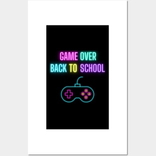 Game Over Back To School Posters and Art